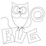 owl bug border 001